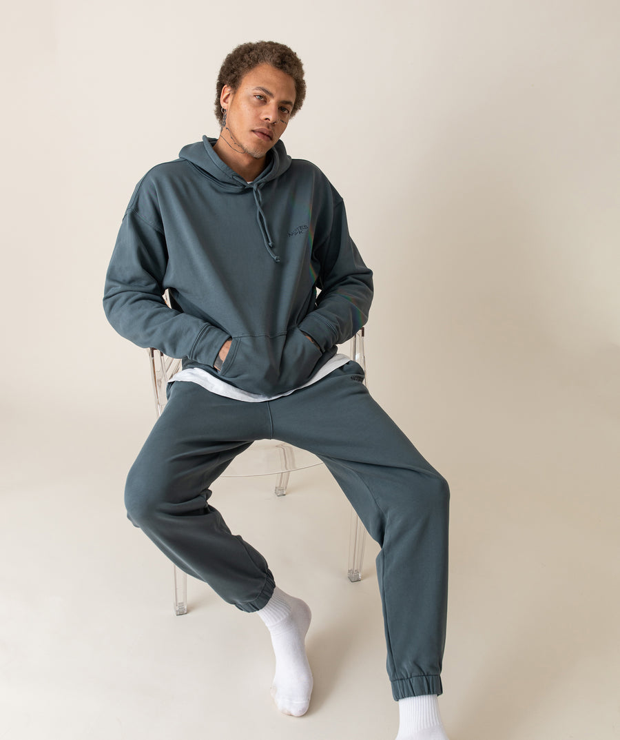 Unisex-Men-Sweatpants-Grey-Uni-Backside