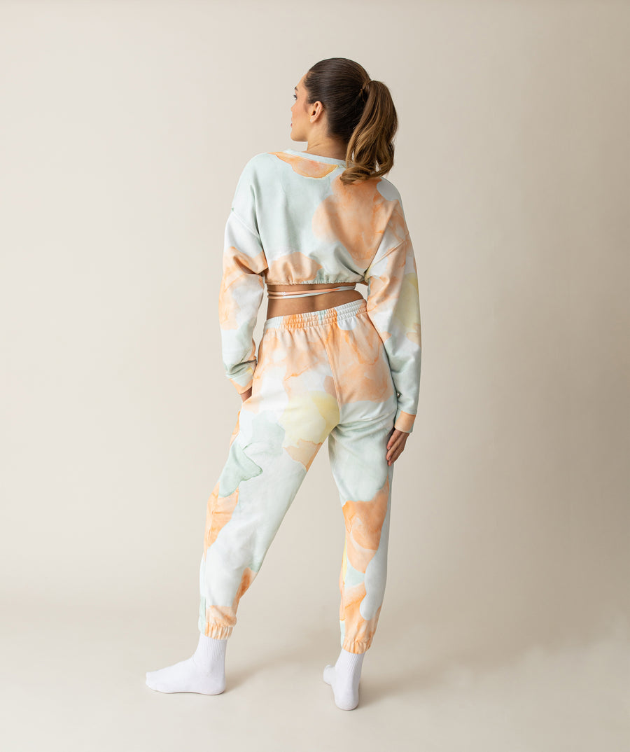 Unisex-Women-Sweatpants-Watercolor-Print